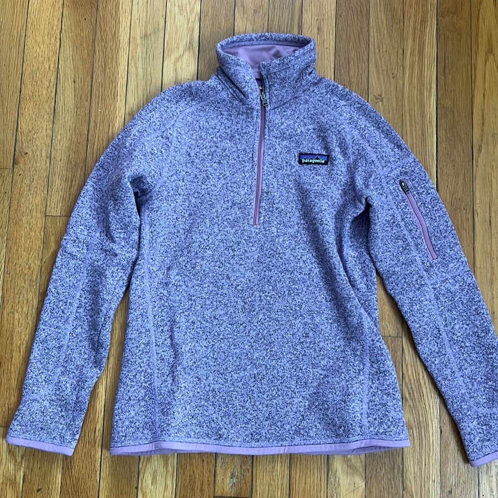 Patagonia better sweater quarter zip Small